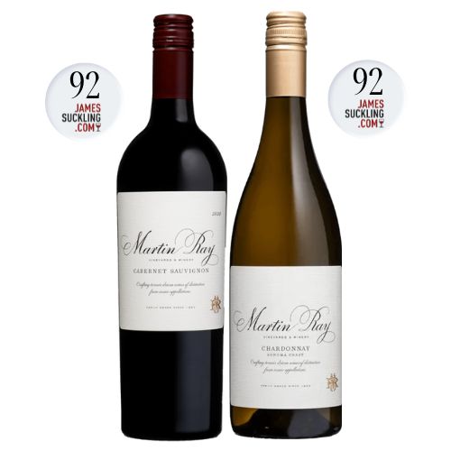 Duo Martin Ray Cabernet Sauvignon Martin Ray Chardonnay